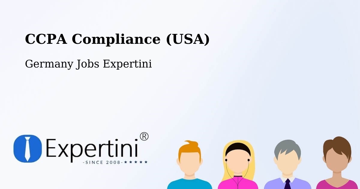 CCPA Privacy Rights & Compliance Notice – Neumark - Germany Jobs Expertini