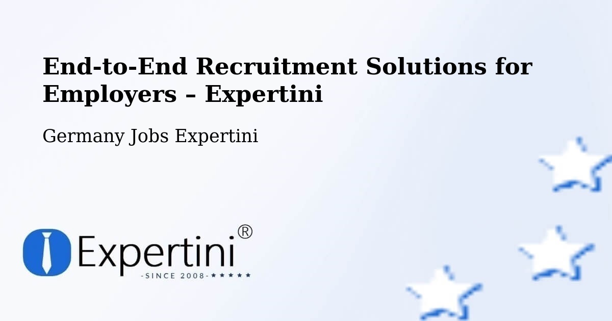 Recruitment Solutions for Employers – Neumark - Neumark, Germany Jobs Expertini