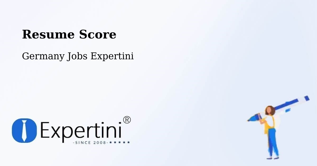 Resume Score & Job Description Match Tool – Neumark - Germany Jobs Expertini